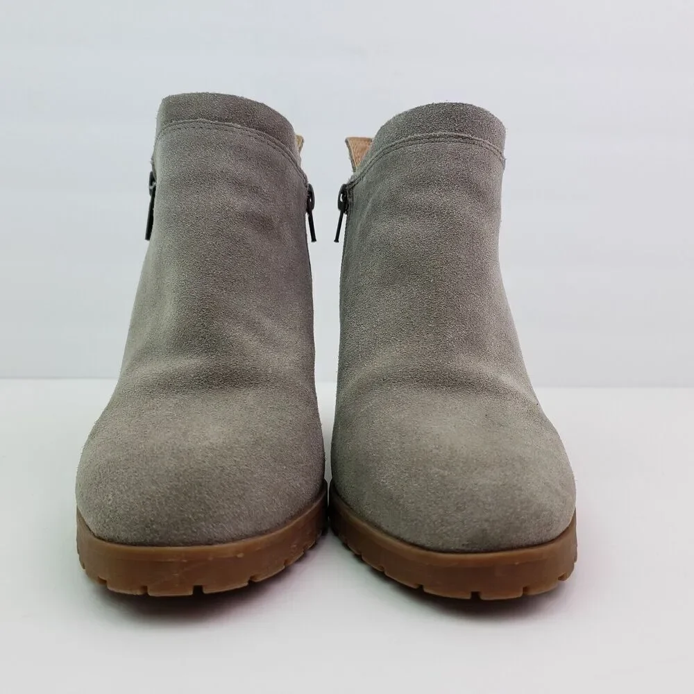 Lucky Brand Noryn Womens Size 7.5 Gray Suede Leather 3